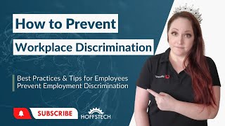 How to Prevent Discrimination at Work  Workplace Discrimination [upl. by Aivyls]