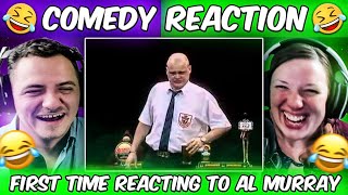 Al Murray vs Americans Reaction [upl. by Nylecoj]