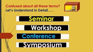 Conference Seminar Workshop SymposiumLearn with Sample  Presentation Skills [upl. by Lertnahs]