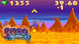 Lets Play Spyro Season of Ice Part 6  Stone Age Speedway [upl. by Nael649]