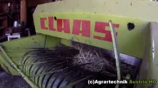 GoPro Strohpressen bei uns Kleinbauern mit einer Claas Markant 50 [upl. by Yramanna]