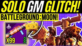 New SOLO Grandmaster Farm GLITCH Battleground MOON Nightfall BOSS CHEESE amp Easy Exploit Destiny 2 [upl. by Eerhs]