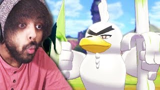 FARFETCHD EVOLVES SIRFETCHD REVEALED  Pokemon Sword amp Shield REACTION [upl. by Ileek384]