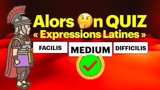 QUIZ Moyen  Expressions Latines  15 Questions [upl. by Bridwell]