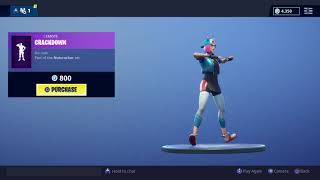 NEW CRACKDOWN DANCE EMOTE FORTNITE BATTLE ROYALE [upl. by Ellemrac]