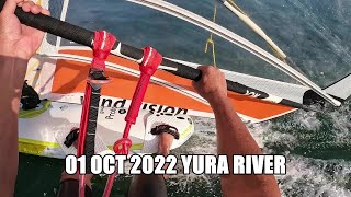 01 Oct 2022 YuraRiver WindSurf [upl. by Lebazi]