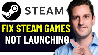 HOW TO FIX STEAM GAMES NOT LAUNCHINGNOT OPENING ON WINDOWS 2024 EASY FIX [upl. by Htebasyle]