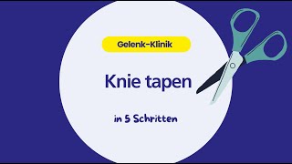 Knie tapen in 5 Schritten So gehts [upl. by Strickman332]