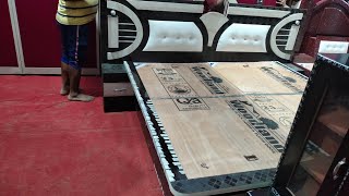 New sunmica bed design for home and comfortable  new Double bed design सनमाइका  wooden shorts [upl. by Yllek464]