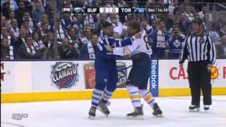 Sabres  Leafs  01212013 Highlights [upl. by Blunk]