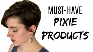 BEST HAIR PRODUCTS FOR A PIXIE CUT  CRUELTY FREE HAIR PRODUCTS  VOLUME TEXTURE AND SHINE [upl. by Ynaffi]