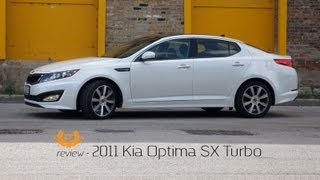 2011 Kia Optima SX Turbo review [upl. by Aneri]