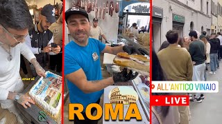 IL PRIMO PANINO A ROMA VS LEVOLUZIONE DELL ANTICO VINAIO🤩 [upl. by Eisso]