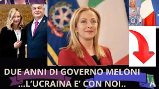 DUE ANNI DI GOVERNO MELONI  LUCRAINA E CON NOI [upl. by Cindie]