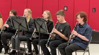 8th Grade Middle School Band performing in the gym for 35 graders [upl. by Sivrad540]