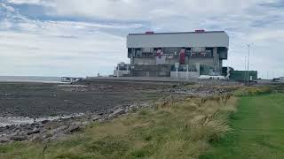 Heysham pics and clips nuclear power station beach redyellow sandstone mud harbour caravans [upl. by Perceval]