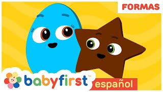 Aprende los Colores con Formas  Videos Educativos para Niños de 2 a 3 Años  BabyFirst Español [upl. by Lairret417]