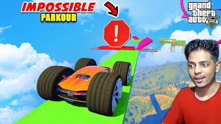 100200 People Rage Quit This IMPOSSIBLE Car Parkour Race in GTA 5 [upl. by Sadnalor]