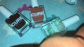 25 Days Of Nail Mas  Day Six  Cure Nails Haul [upl. by Eyaj33]