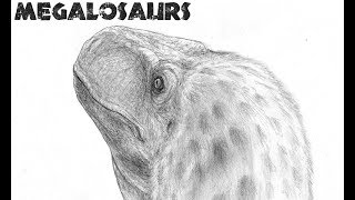 Drawing Megalosaurus in Perspective [upl. by Mayce]