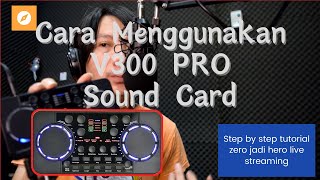 Cara Menggunakan V300 PRO Sound Card  ABA Music Studio [upl. by Chrystal]