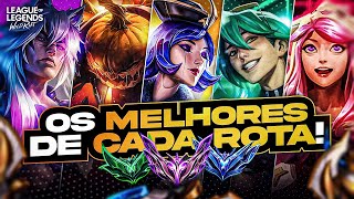 OS MELHORES CAMPEÕES PRA SUBIR DE ELO NO LOL WILD RIFT TIERLIST COMPLETA PATCH KATRINA [upl. by Butta]