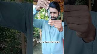 Potato knife experiment🔪🥔ഉരുളകിഴങ്ങും കത്തിയും കൊണ്ട് ചെറിയ പരുപാടി ‼️ [upl. by Yahsat642]