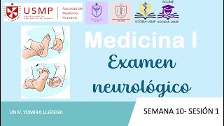 Medicina 1Sesión 10B1 Examen neurológico Yomira Llerena20242 [upl. by Emmerie]