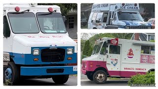 May 2024 Ice Cream Truck Compilation Catching all of my 3 local Ice Cream Trucks [upl. by Hittel]