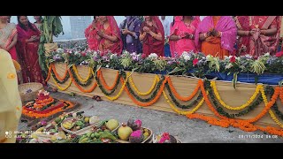 chhathpuja ranchi minivlog festival suryadev devotional culture family [upl. by Idnim457]