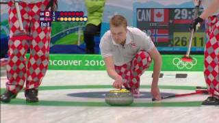 Mens Curling Full Gold Medal Match  CAN v NOR  Vancouver 2010 Olympics [upl. by Nesiaj]