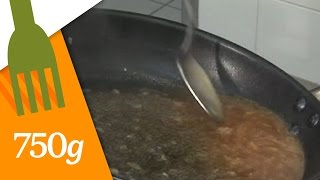 Techniques culinaires  sauter et déglacer une sauce  750g [upl. by Bobine]