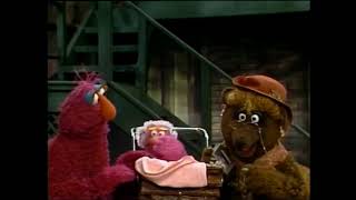 Classic Sesame Street  Telly And Flo Bear Baby Honker Curious [upl. by Ttnerb876]