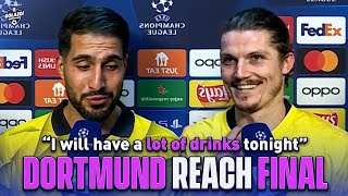 Marcel Sabitzer amp Emre Can speak after Dortmund beat PSG in UCL SFs  UCL Today  CBS Sports Golazo [upl. by Roz]