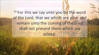 1 Thessalonians 41318 KJV Scripture Song [upl. by Aneloaup781]