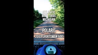 Top Speed Run 2003 Polaris Sportsman 600 [upl. by Anaihr]