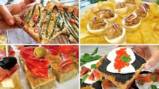 🎉😋CUATRO RECETAS de PICOTEO DELICIOSO PARA CENAS DE VERANO [upl. by Norted]