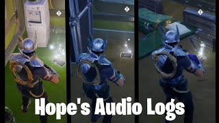 Hopes Audio logs First 3 Locations [upl. by Cayser]