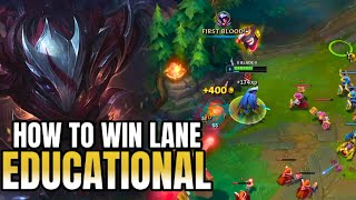 Talon mid  How to pressure and track jungler to win lane  Episode 2   EDUCATIONAL [upl. by Am]