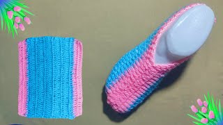 VERY EASY AND VERY SIMPLE CROCHET SOCKS FOR BEGINNERS🧶 [upl. by Suiravat]