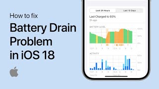 How to Solve Battery Drain Problems in iOS 18 [upl. by Jablon]