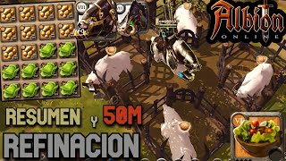 Un Resumen de 50M y Refinando Mineral  Albion Online [upl. by Livia]