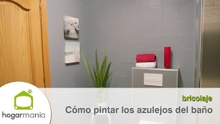 Cómo pintar los azulejos del baño [upl. by Anerac]