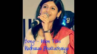 Milon Tithi Title Song  Madhuraa Bhattacharya [upl. by Drofnas]