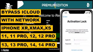 Bypass icloud iphone XR XMAX 11 11 PRO 12 13 14 14 PRO with network avec iremoval pro [upl. by Retha]