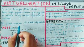 Lecture 11 Virtualization in Cloud Computing  What is Virtualization in Cloud Computing [upl. by Jazmin]