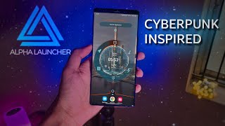 Alpha  Hybrid Android Homescreen Launcher Review [upl. by Anestassia]