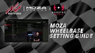 MOZA Wheelbase Setting Guide for Assetto Corsa [upl. by Atnad]