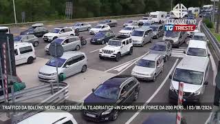 TRAFFICO DA BOLLINO NERO AUTOSTRADE ALTO ADRIATICO «IN CAMPO TASK FORCE DA 200 PERS  03082024 [upl. by Shorter]