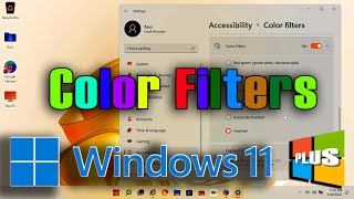 Windows 11 Tutorials  Color filters on Windows 11 [upl. by Kwan]